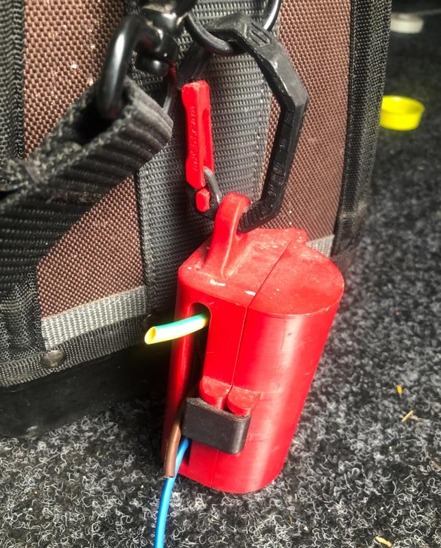 electrical cable sleeving organiser 