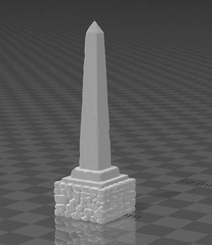 Obelisk on a Stone Platform