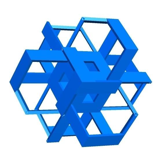 ROELOFS RHOMBIC DODECAHEDRAL POLYKNOT 1