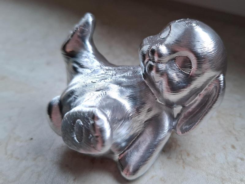 Cute easter Bunny lying down