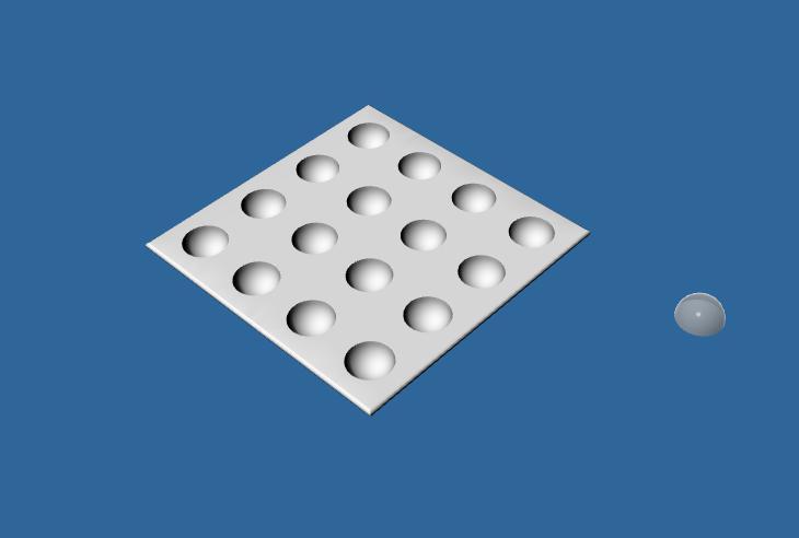 Semicircular shaped cooler