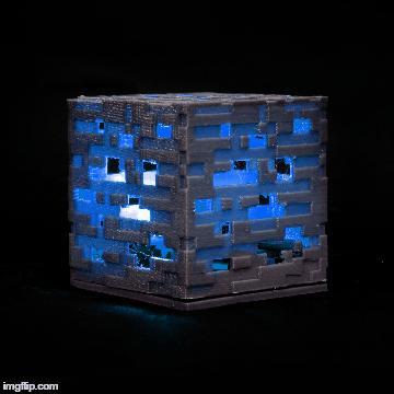 Colour Changing Minecraft cube