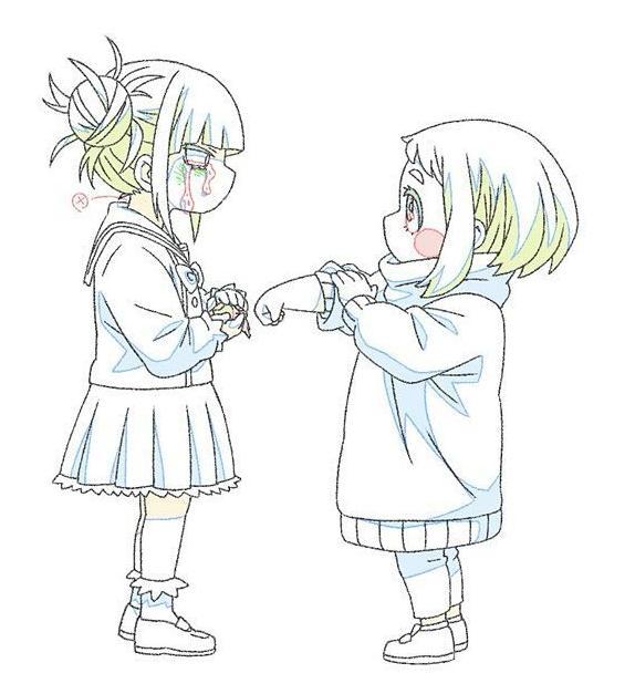 Ochako vs Himiko Keychain