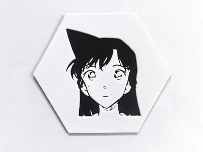 Detective Conan Refrigerator Magnet Series - Ran Mouri