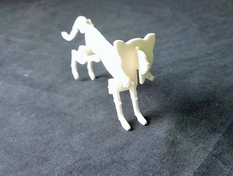 Puzzled Cheetah Card