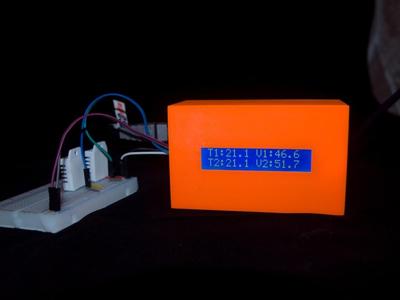 Case for Arduino Uno + LCD16x2 with I2C