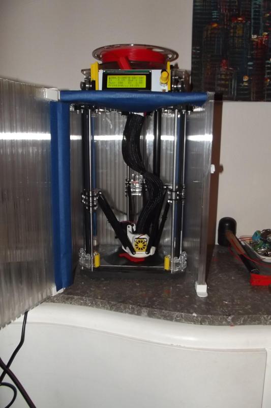 Printer enclosure set