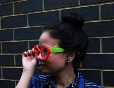 Cat-eye Glasses 'Orchid'