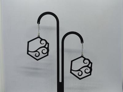 Hexagonal Breeze Earrings