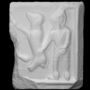 Relief of Man and Dog