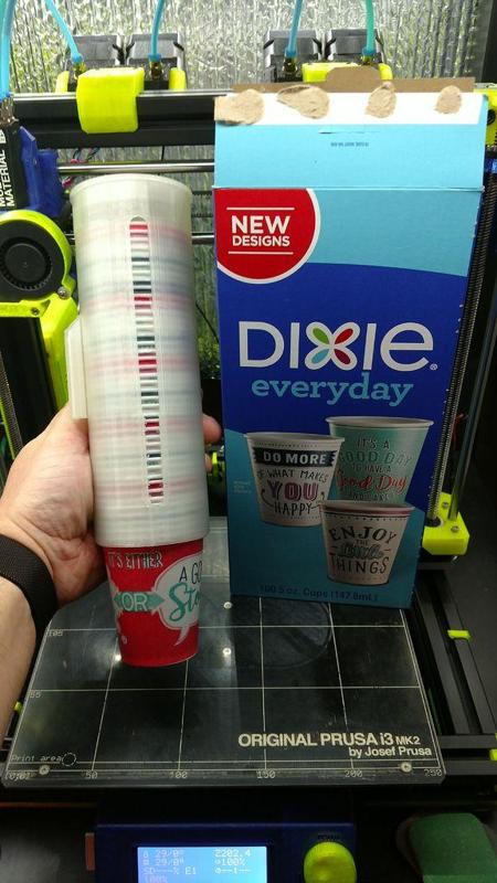 Parametric Paper Cup Dispenser