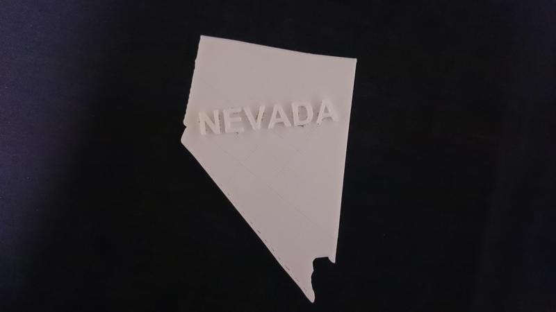 A map of Nevada
