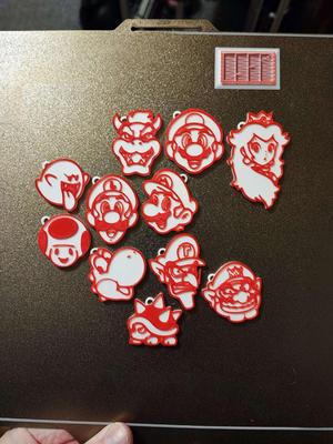 Mario Bros. keychain 