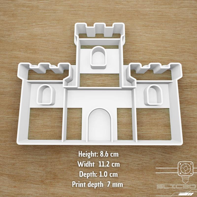 Castle Cookie Cutter, Sand Castle Cookie Cutter