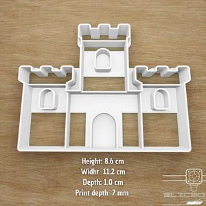 Castle Cookie Cutter, Sand Castle Cookie Cutter