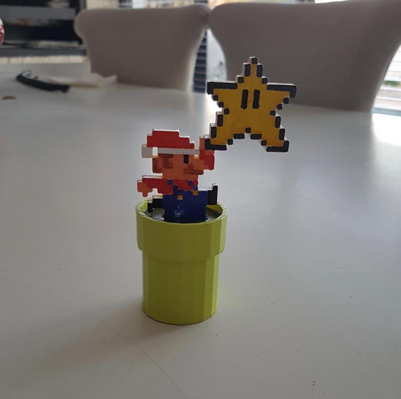 mario pipe Christmas tree toper