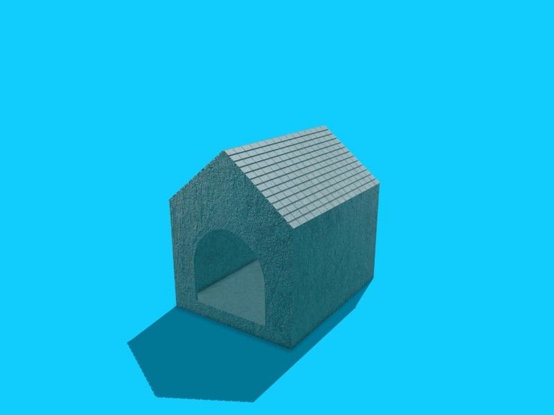 Fish Tank Hideaway 120mm