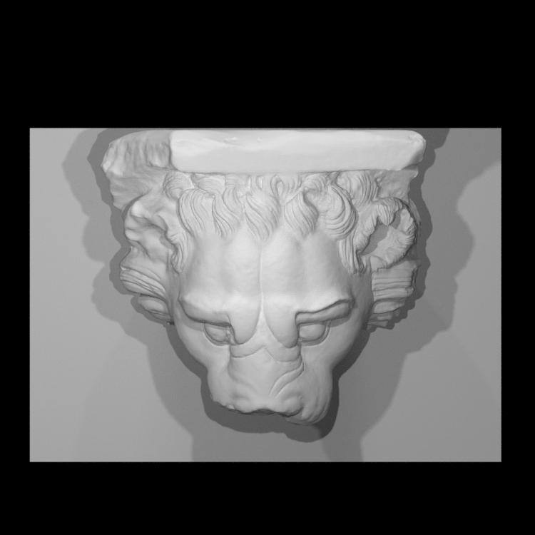 Lionhead gargoyle from the Sanctuary of Jupiter Heliopolitanus