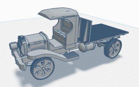 HO Scale 1920's Flatbed Truck