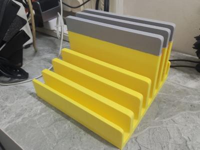 Multi-Tablet Storage & Charging Stand