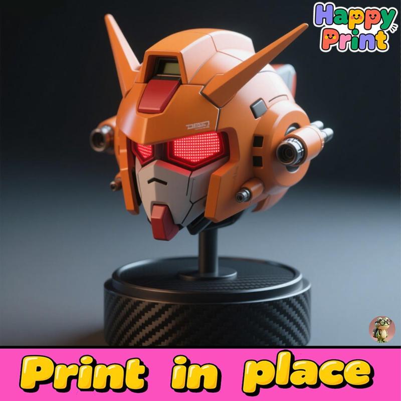 Mecha head sculpture,Gundam head sculpture