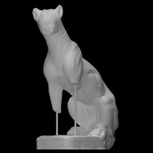 Funerary statue of a feline