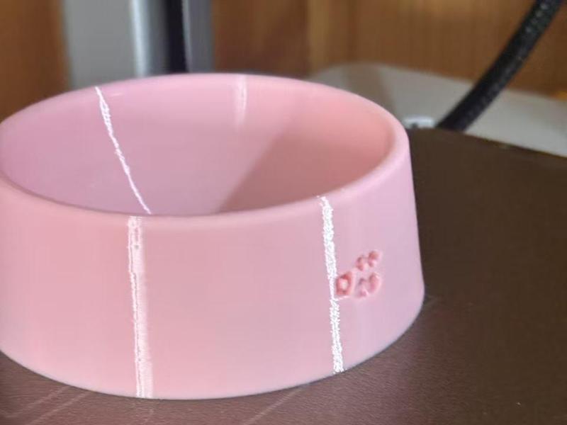 Round Cute Kitten Bowl!