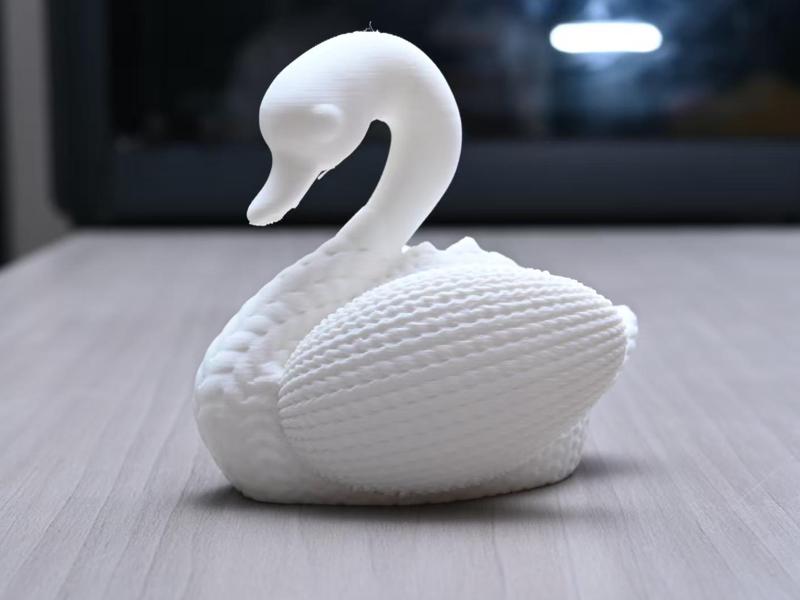 Knitted Swan White Swan