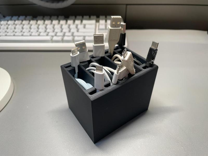 Data cable storage box