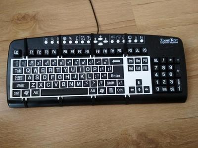 Keyguard for ZoomText V2 keyboard