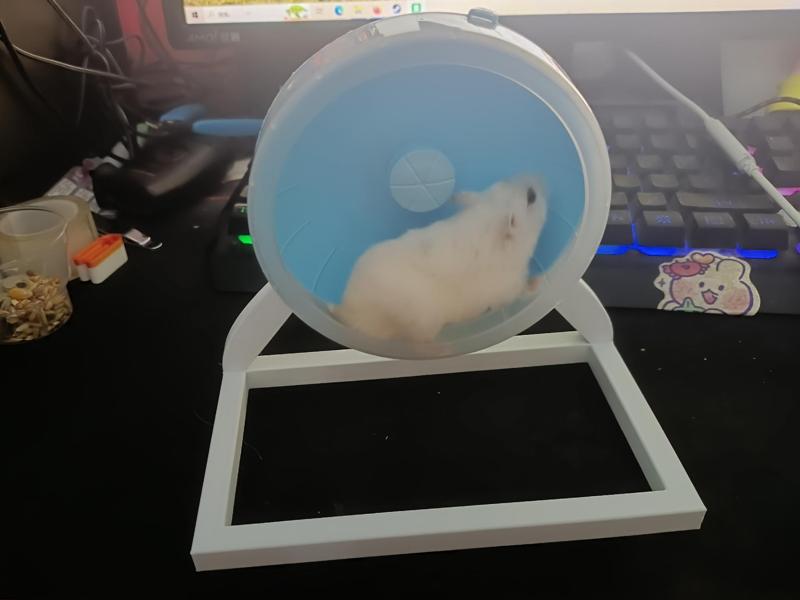 Hamster Wheel Stand