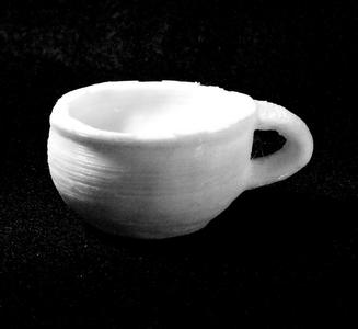 Cycladic pottery cup with a strap handle at The British Museum, London