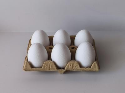 Geometric eggs puzzle for children
