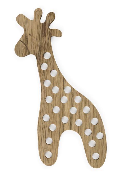Raffy the Giraffe - Montessori kids toy - Lacing - Montessori lacing game