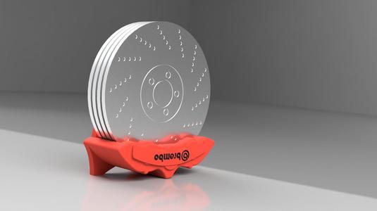 Brembo disc brake coaster