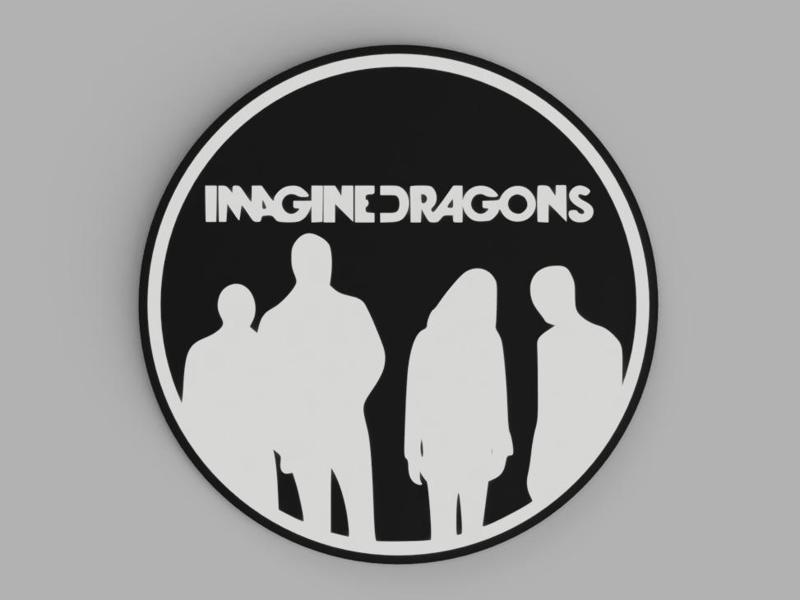 Imagine Dragons coaster
