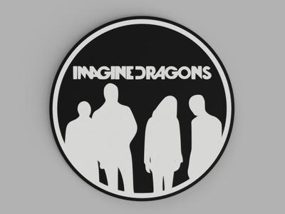 Imagine Dragons coaster