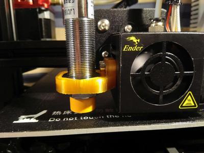 Creality auto levelling capacitive sensor holder - 18mm low profile