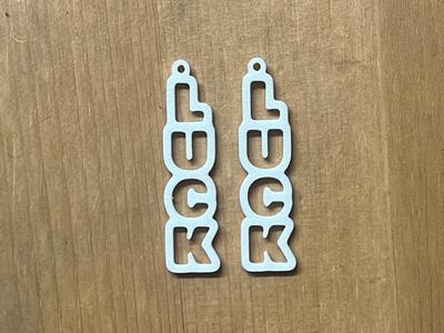 luck earrings