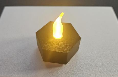 LED Candle cover - hexagonal