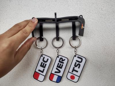 F1 drs keys holder