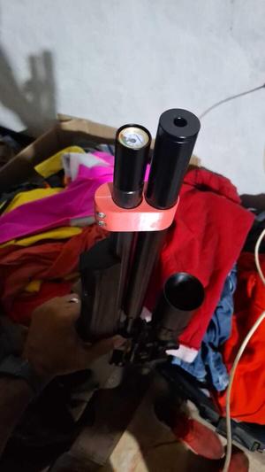 Barrel and tank clamp for PCP rifle T-Rex Bullpup