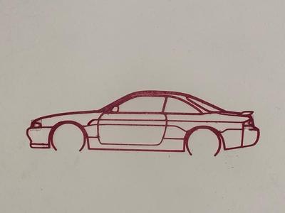 Nissan Silvia S14 Wall Art