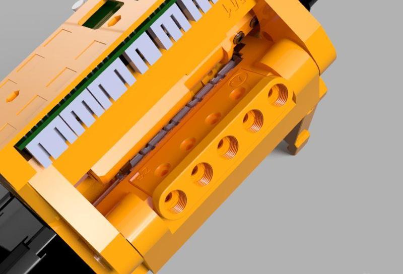 Prusa MMU2 PTFE Holder M10 Passthrough Adapter