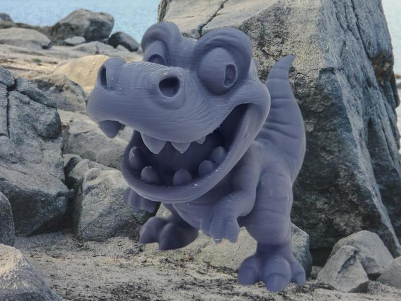 Giggle-Dino – Friendly Cartoon Dinosaur