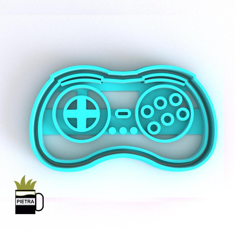 JOSTICKS Sega Genesis CUTTING MOULD FOR FONDANT CALLETS