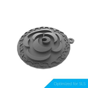 Rose Necklace Charm