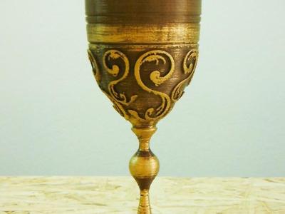 Classic glass in bronze and gold
