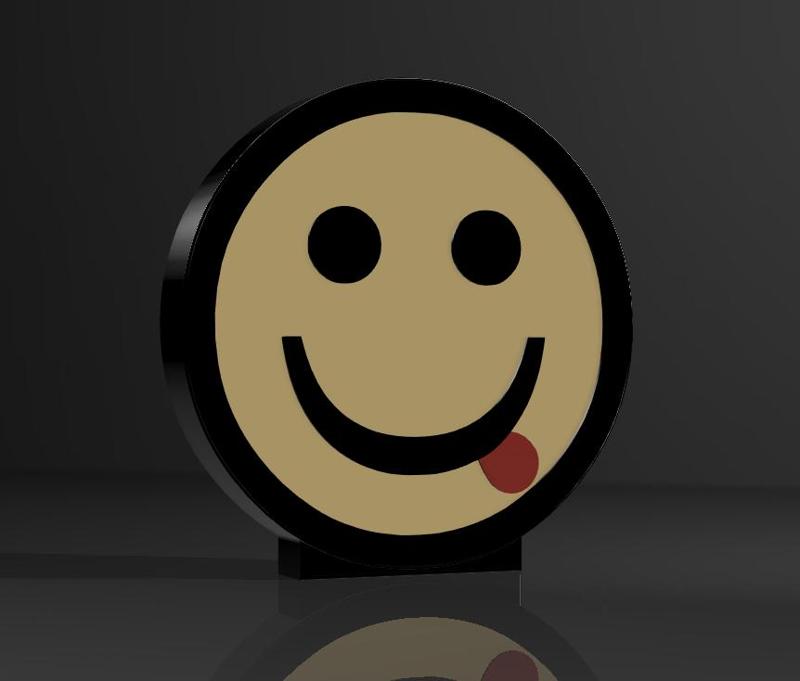 Smiley Lamp "Language