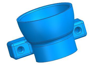 Maglite (full size) wall mount